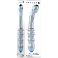 Galaxy Glass Wand Double Dildo