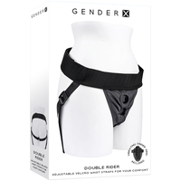 Double Rider  Adjustable Strap On Harness (No Probe Included)