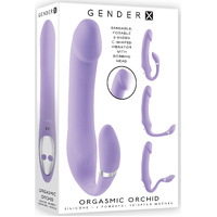 Orgasmic Orchid Srapless Strap On