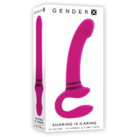 8.5" Vibrating Strapless Strap On