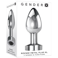 4" Vibrating Metal Butt Plug