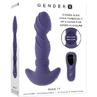 Ring It  16.5cm Usb Rechargeable Vibrator With Wireless Remote