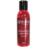 Heavenly Nights Warming Massage Oil Strawberry 125ml