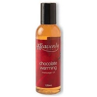 Heavenly Nights Warming Massage Oil Chocolate 125ml