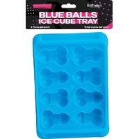 Blue Balls - Penis &amp; Balls Shaped Ice Cube Tray