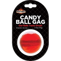 Candy Ball Gag (Strawberry)