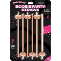Boobie Party Straws (Flesh)