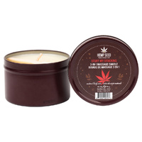 Hemp Seed 3 In 1 Massage Candle Stuff My Stocking Pomegranate Charred Firewood  Sugar 170g