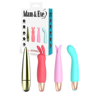 Playful Seduction Kit Usb Rechargeable Vibrator With 3 Interchangeable Sleeves