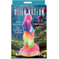 7" Glowing Rainbow Tongue Dildo