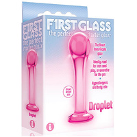 Glass Droplet Style Butt Plug