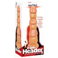 12" Massive Triple Header Anal Tool