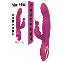Rose  G Spot Rabbit  22.5cm Usb Rechargeable Rabbit Vibrator With Flicking Tip