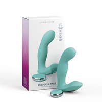 Jimmyjane Pulsus G Spot Teal 15cm Usb Rechargeable Vibrator With Wireless Remote