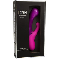 5" Opal Glass Rabbit Vibrator