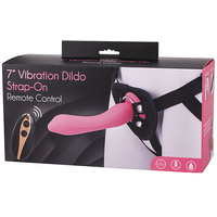 7" Vibrating Strap-On Set