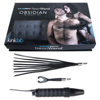 Kinklab Obsidian Neon Wand Intensity Kit E Stim Kit 3 Piece Set