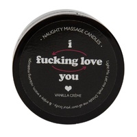 Massage Candle"I F*cking Love You" Vanilla Creme