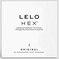 54Mm Hex Ribbed Condoms X3 54Mm Hex Ribbed Condoms X3