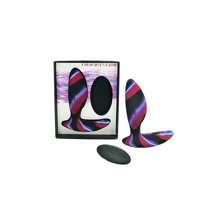 Colourful Camo Idylic Remote Control Butt Plug