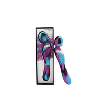 Colourful Camo Beja 2in1 Vibrator Blue