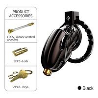 Metal Chastity Cage With Plug