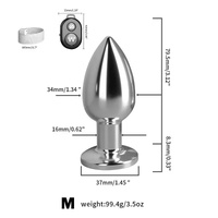 Butt Plug With Remote Vibration