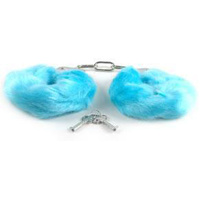 Blue Furry Handcuffs