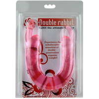 8.5" Rabbit Double Dildo
