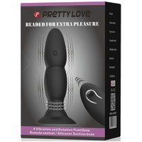 5.6" Beaded Vibrating Butt Plug