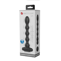 Vibrating Bullet Anal Toy "Lynn" Black