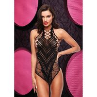 Bling Bling Fishnet Bodysuit OS Bling Bling Fishnet Bodysuit OS