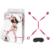Lux Fetish 7 PC Bed Spreader Hot Pink