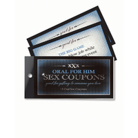 Oral For Him Sex Coupons Set Of 15 Coupons