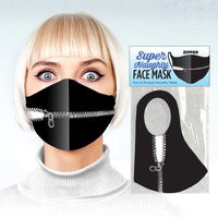 Super Naughty Zipper Face Mask