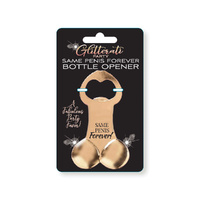 Glitterati Same Penis Forever Bottle Opener Novelty Bottle Opener