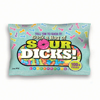 Suck A Bag Of Sour Dicks! Novelty Pecker Lollies 84grams