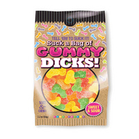 Suck A Bag Of Gummy Dicks! Novelty Pecker Lollies 64grams