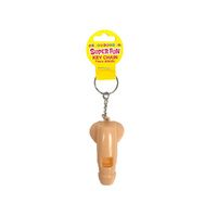 Super Fun Key Chain - Penis Whistle Novelty Key Chain