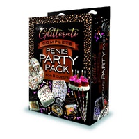 Glitterati Complete Penis Party Pack Party Set for 8 People
