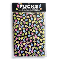 Fucks I Have To Give Tissue Paper Sheets Novelty Decoration Sheets - 6 Pack