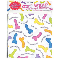 Penis Gift Wrap Paper