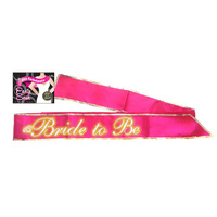 Bride To Be Sash