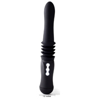 15" Max Black Thrusting Vibrator