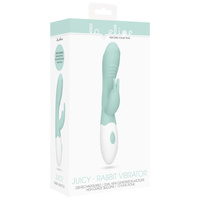 Loveline Juicy Green 19.5 cm USB Rechargeable Rabbit Vibrator