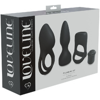 Loveline Pleasure Kit   Usb Rechargeable Male Kit 3 Piece Set
