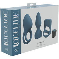Loveline Pleasure Kit   Usb Rechargeable Male Kit 3 Piece Set