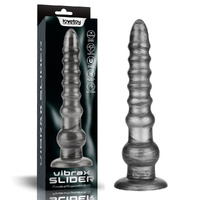 King Sized Vibrating Vibrax Slider Grey 32.3 cm (12.5'') USB Rechargeable Vibrating Dildo