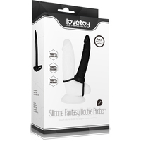 6" Strap On Double Cock