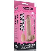 9" Squirting Cock + Balls